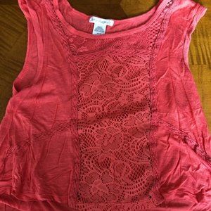 Lacey Print Tank Top
